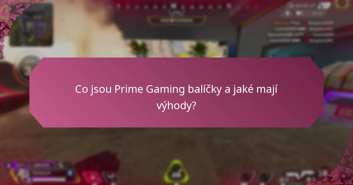 Jak uplatnit více Prime Gaming balíčků?