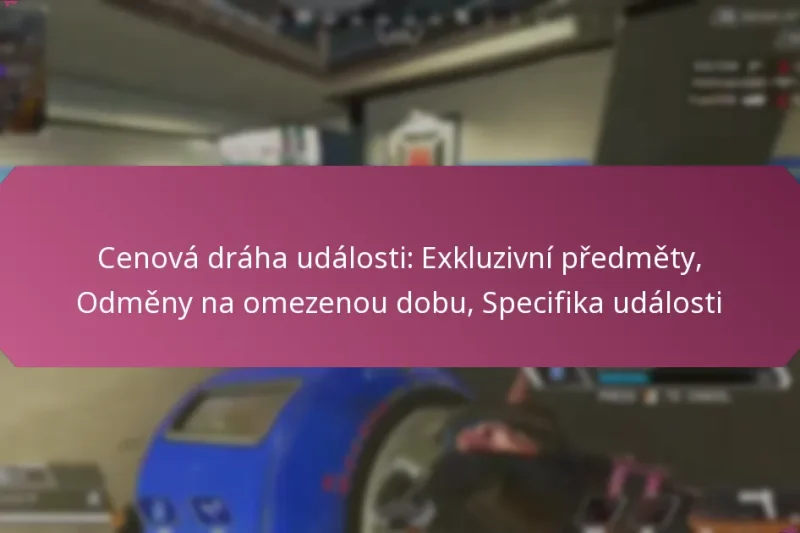 Cenová dráha události: Exkluzivní předměty, Odměny na omezenou dobu, Specifika události