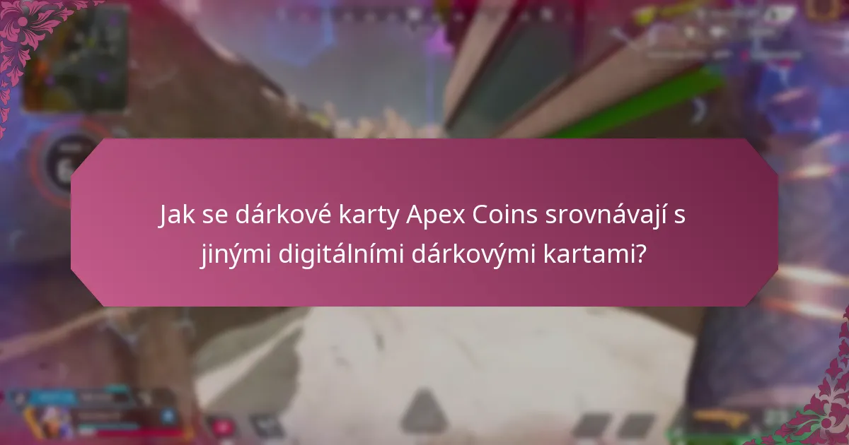 Jaké jsou podmínky použití dárkových karet Apex Coins?