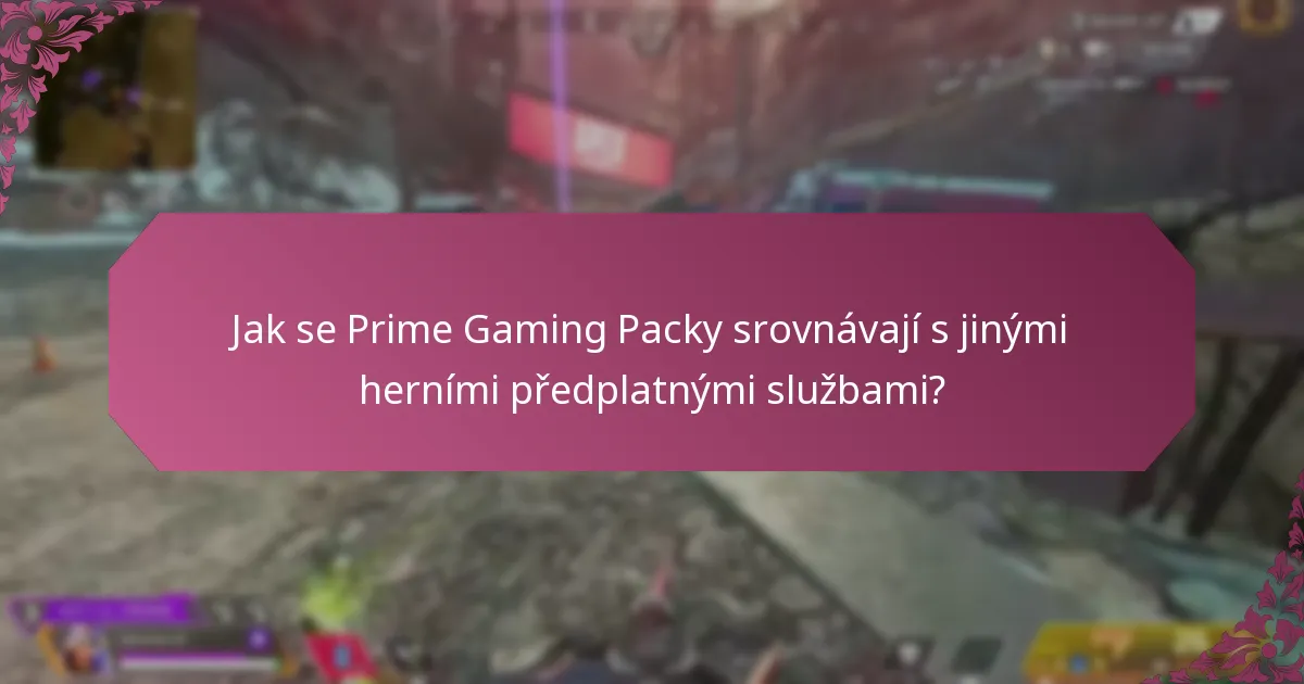 Jaký tematický obsah je zahrnut v Prime Gaming Packách?