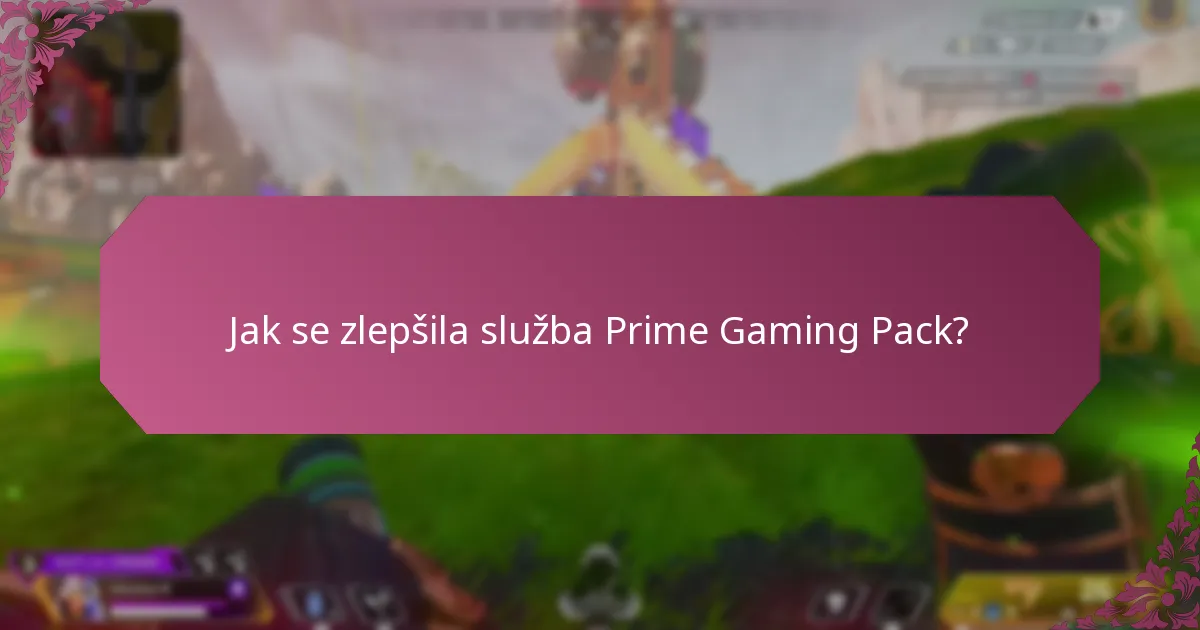 Jak se Prime Gaming Pack srovnává s jinými herními službami?