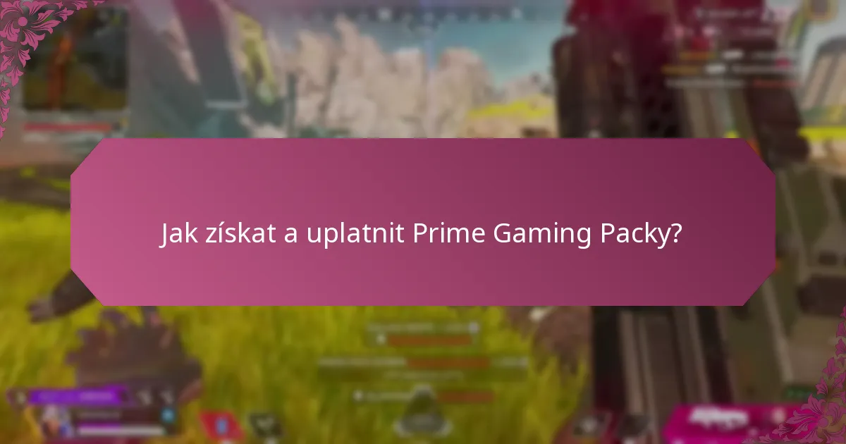 Jak se Prime Gaming Packy srovnávají s jinými herními předplatnými službami?