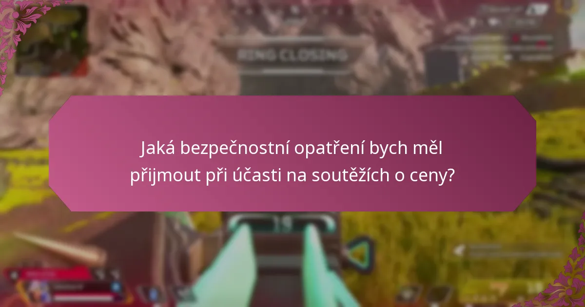 Jaké jsou kroky pro bezpečné uplatnění cen událostí?