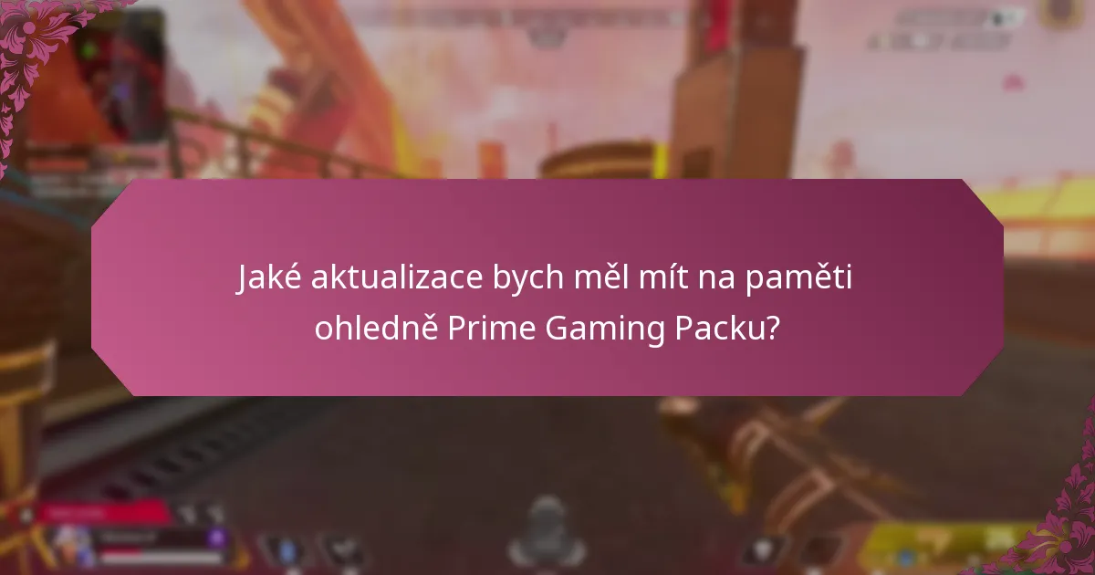 Kde mohu najít podpůrné zdroje pro Prime Gaming Pack?