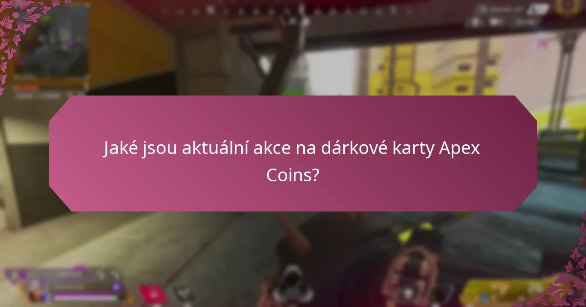 Jak porovnat různé akce na dárkové karty Apex Coins?