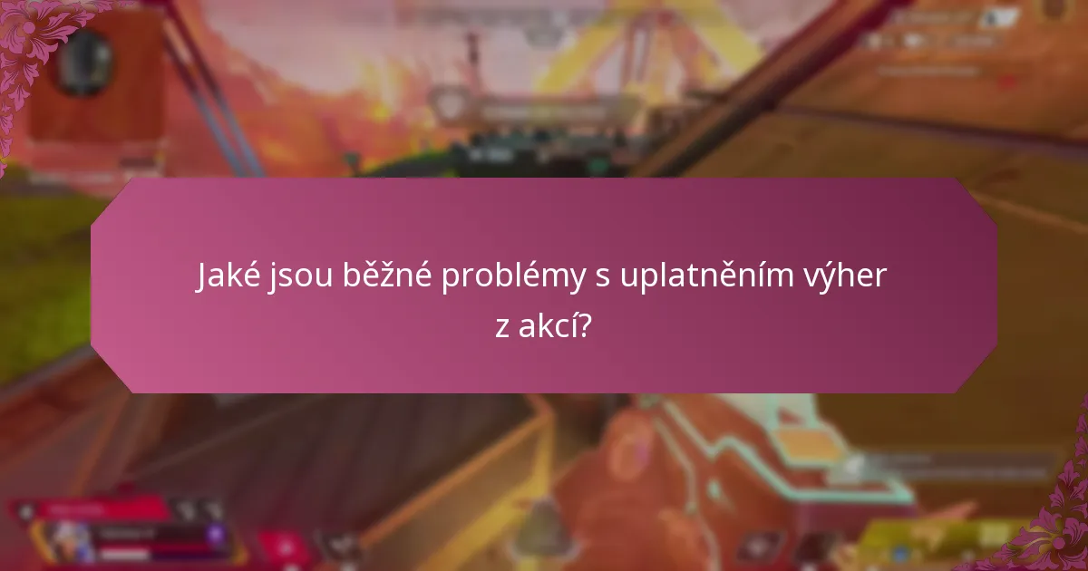 Jaké možnosti podpory jsou k dispozici pro uplatnění výher z akcí?