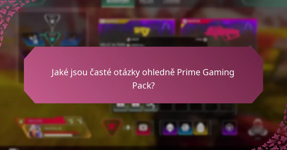 Jaké typy herního obsahu jsou k dispozici v Prime Gaming Pack?