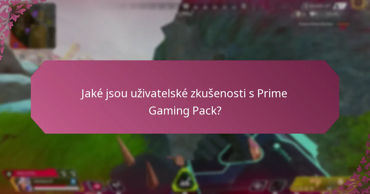 Jak se Prime Gaming Pack srovnává s jinými herními předplatnými?