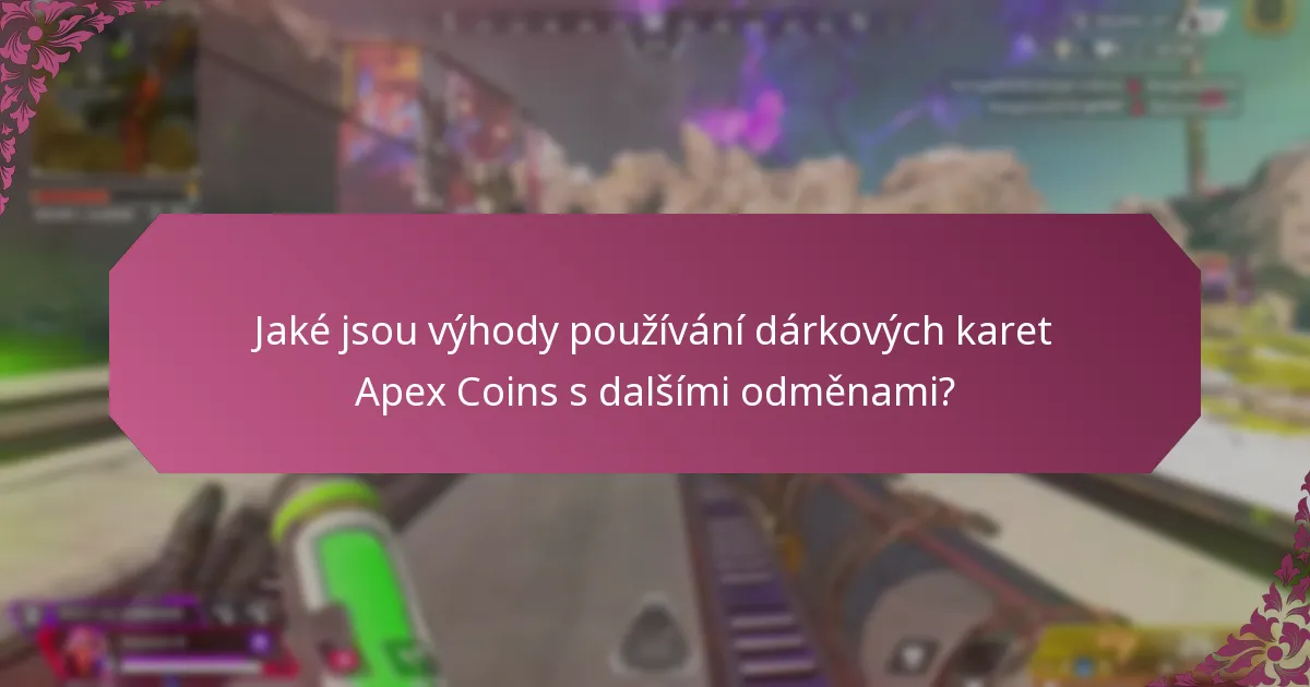 Na jaké akce dárkových karet Apex Coins bych se měl zaměřit?